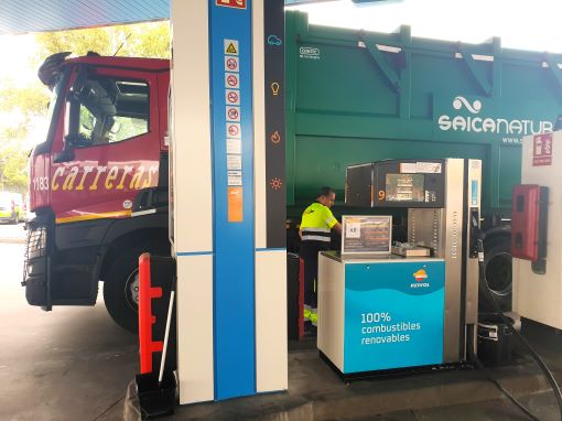 Carreras, Grupo Saica y Repsol impulsan el uso de biocombustibles avanzados en su operativa de Recuperación y Valorización de residuos