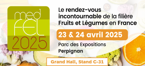 Le Groupe Saica participe au salon Fruits et Légumes MEDFEL, les 23 & 24 avril 2025 à Perpignan.