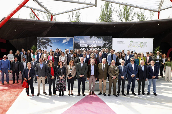 Saica se une a la celebración del primer cumpleaños de 'El bosque de los zaragozanos'