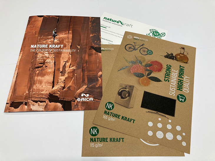 A sample of Nature Kraft new weights