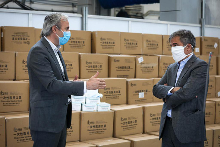 Grupo Saica dona mascarillas a Zaragoza