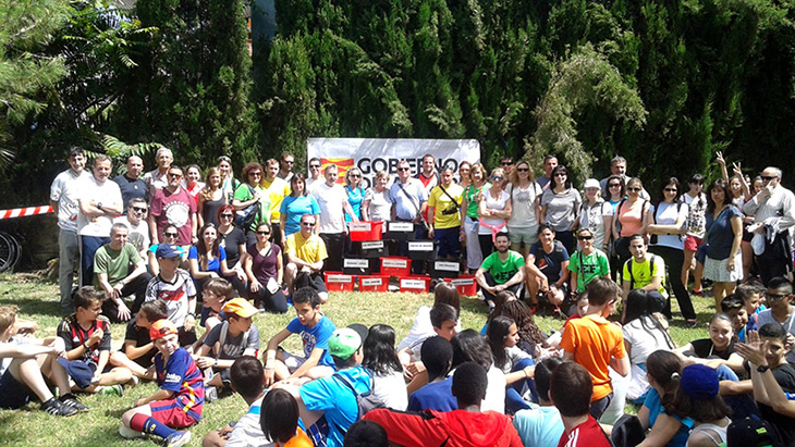 élèves au Parc du Tío Jorge.
