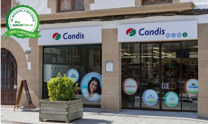 Condis obtiene el sello medioambiental “Residuo Zero” del Grupo Saica