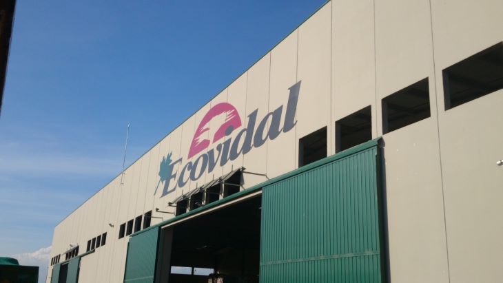 Almacén de Ecovidal en Torrejón de Ardoz (Madrid).
